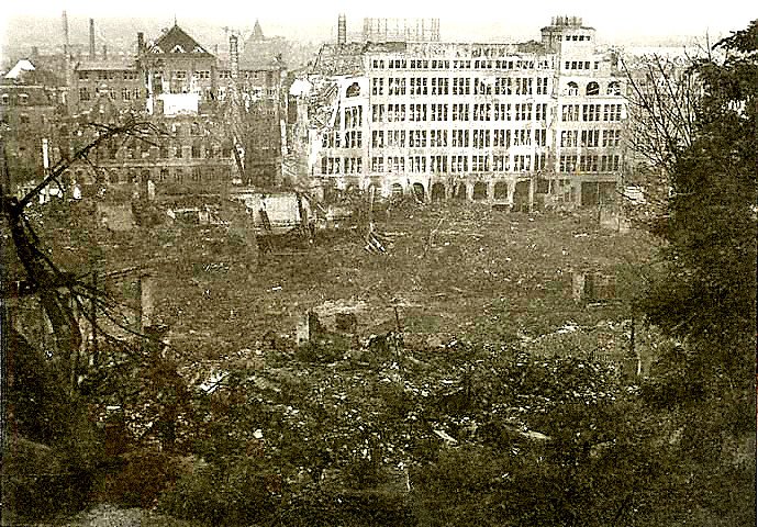 Nordhausen nach der Zerst&ouml;rung
