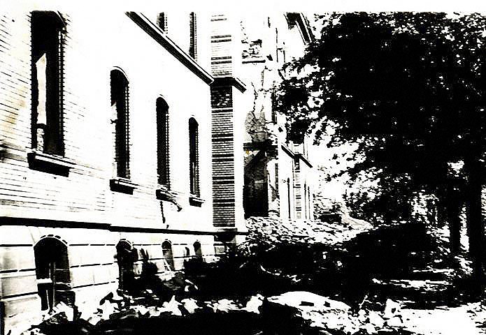 Nordhausen nach der Zerst&ouml;rung