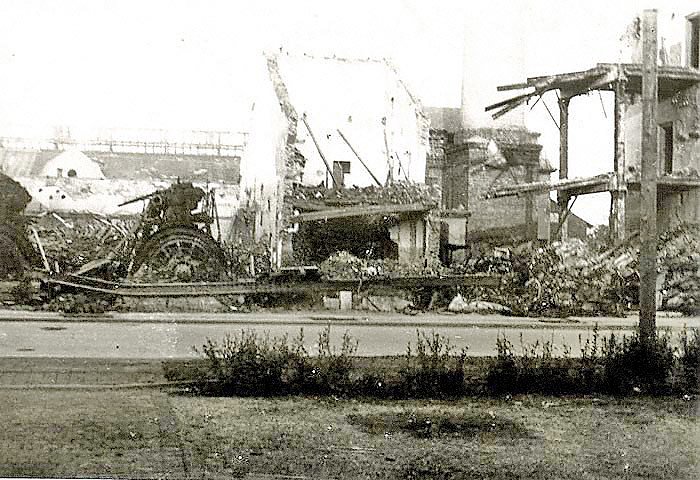 Nordhausen nach der Zerst&ouml;rung