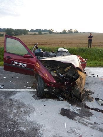 Unfall auf der B 243