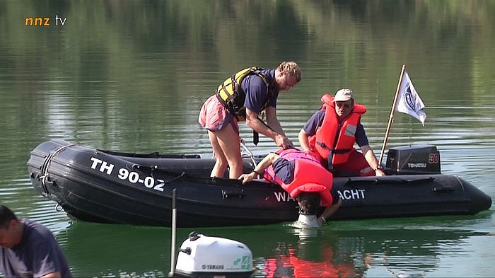 Gro&szlig;aufgebot bei Suche nach Ertrunkenem