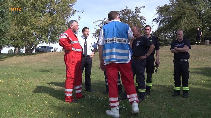 Gro&szlig;aufgebot bei Suche nach Ertrunkenem