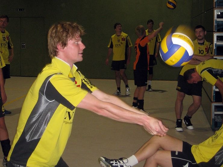 Volleyballer testen