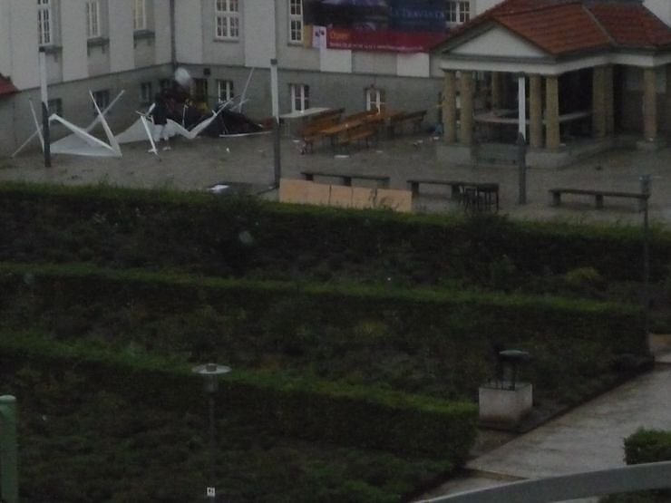 Unwetter &uuml;ber Nordhausen