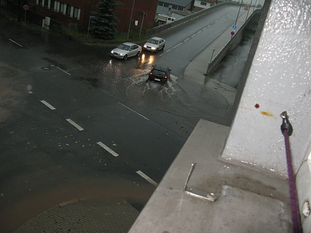 Unwetter in der Cohn-Stra&szlig;e