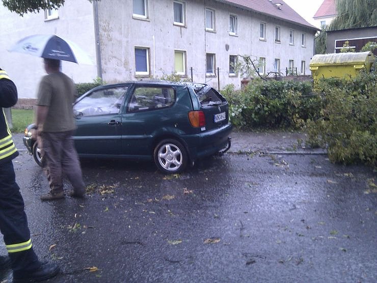 Unwetter in Bleicherode