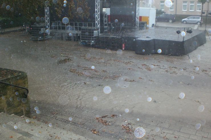 Unwetter &uuml;ber Nordhausen