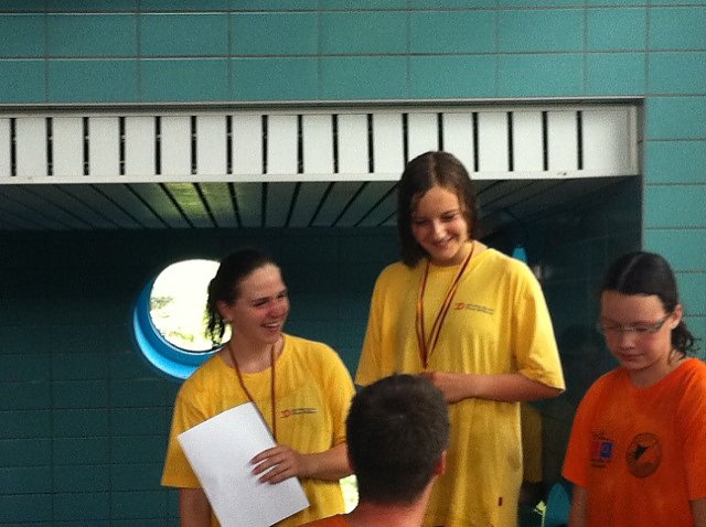 Erfolgreich geschwommen