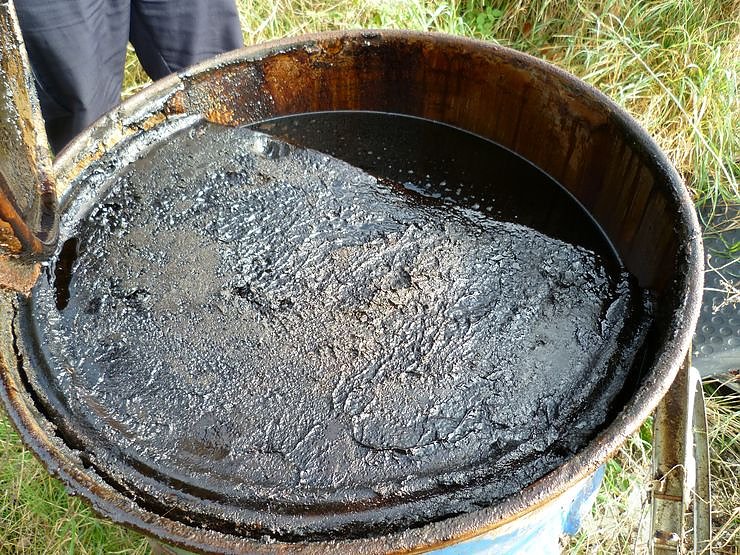 F&auml;sser entsorgt