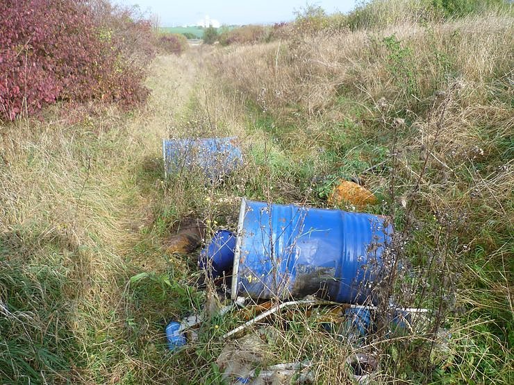 F&auml;sser entsorgt