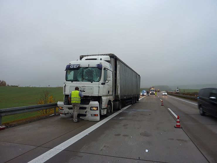 Einsatz auf der Autobahn