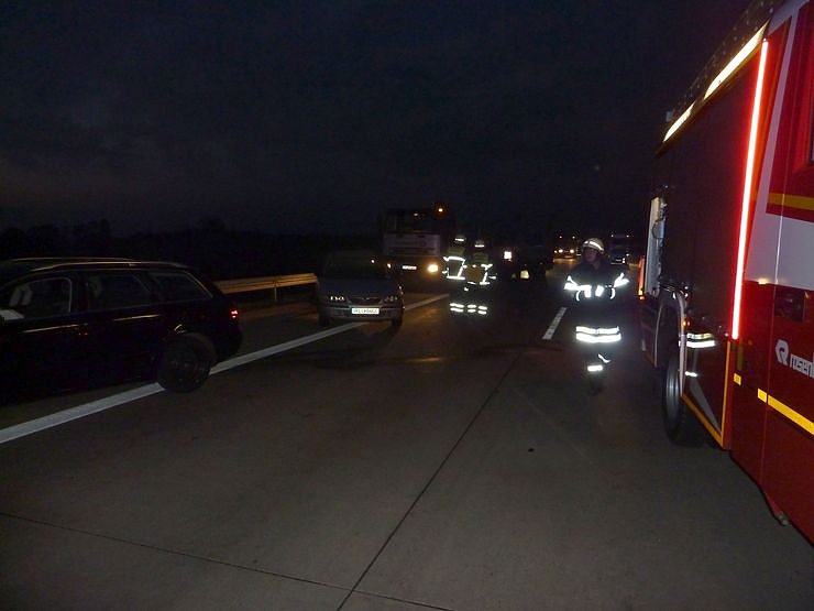 Crash auf der Autobahn