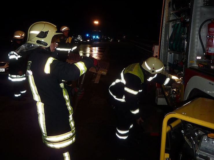 Crash auf der Autobahn