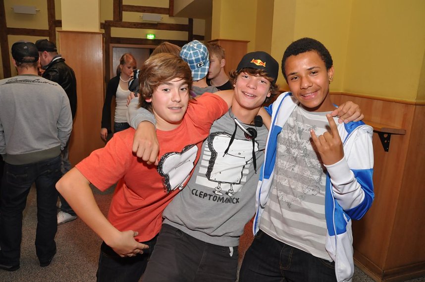 Junge Party im Klubhaus