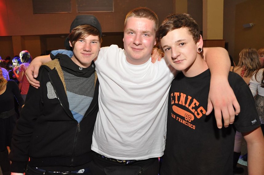 Junge Party im Klubhaus