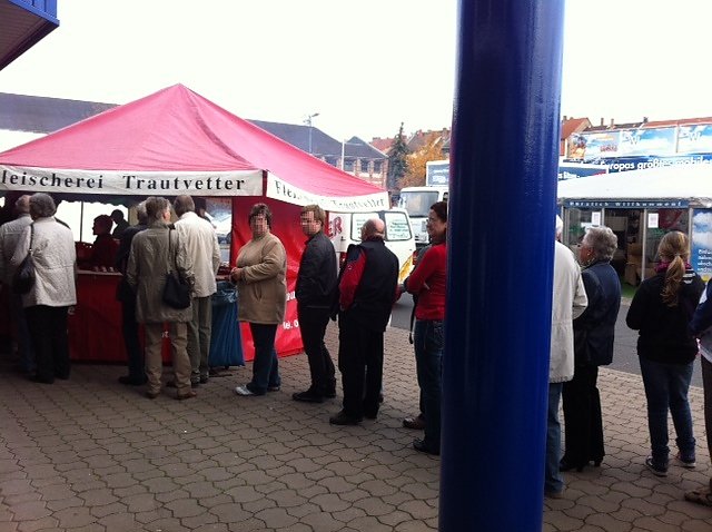 Bockwurst f&uuml;r 50 Cent