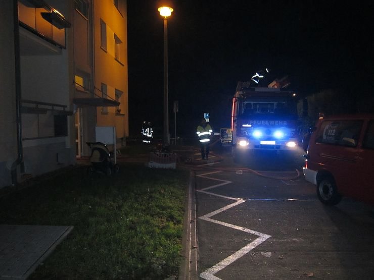 Kellerbrand in der Nordh&auml;user Bahnhofstra&szlig;e