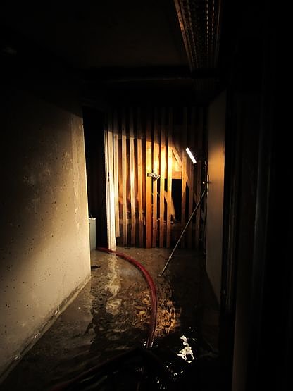 Kellerbrand in der Nordh&auml;user Bahnhofstra&szlig;e