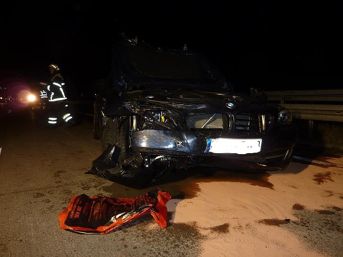 Unfall auf der Autobahn