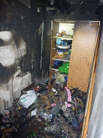 Brand in der Bahnhofstra&szlig;e