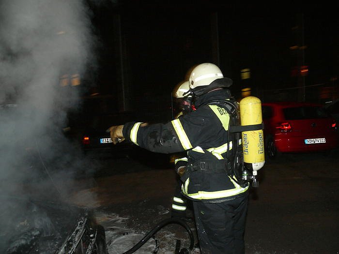 Auto ausgebrannt