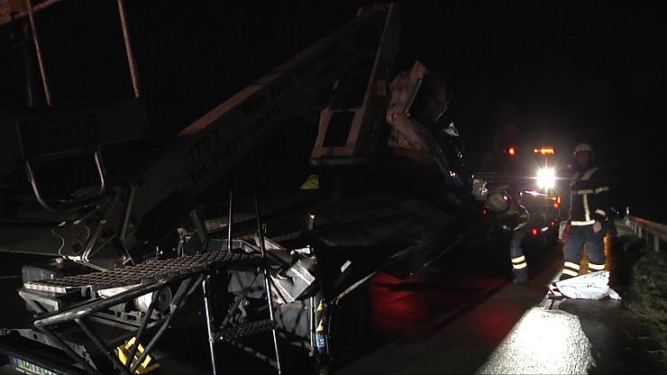 Crash auf der Autobahn