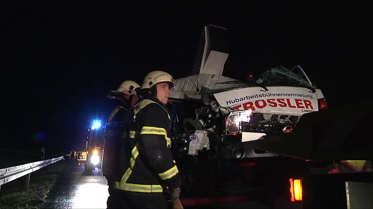 Crash auf der Autobahn