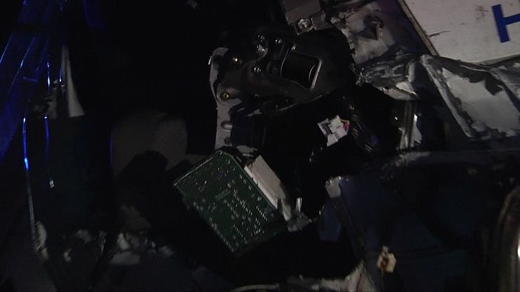 Crash auf der Autobahn