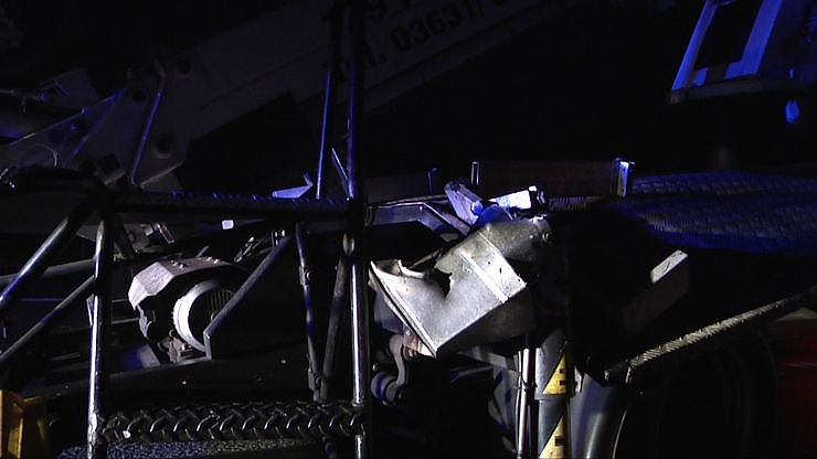 Crash auf der Autobahn