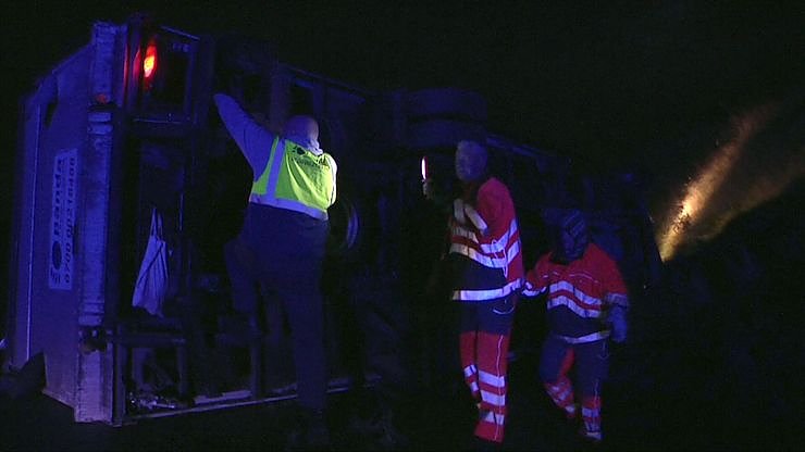 Crash auf der Autobahn