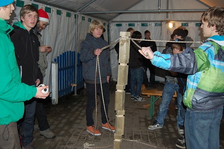 Nachwuchs feierte Weihnachten