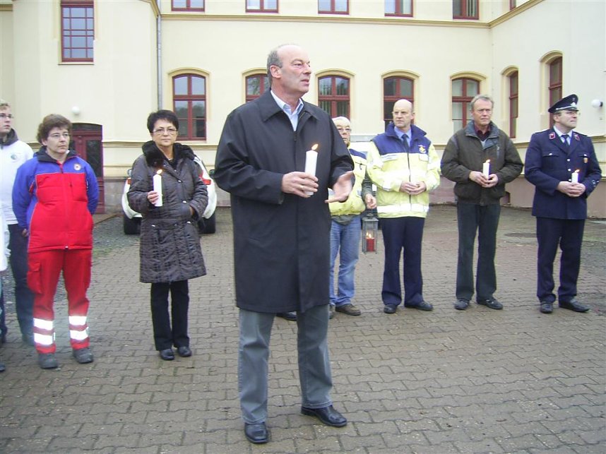 Friedenslicht in Nordhausen