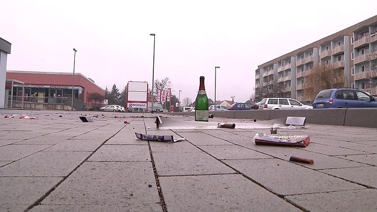 B&ouml;llerabfall auf den Stra&szlig;en