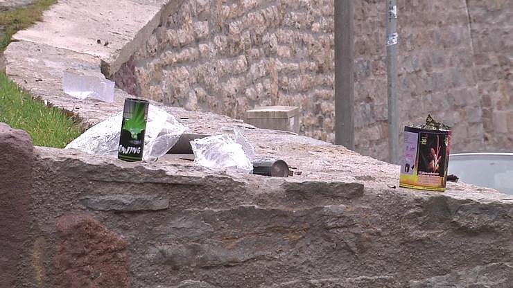 B&ouml;llerabfall auf den Stra&szlig;en