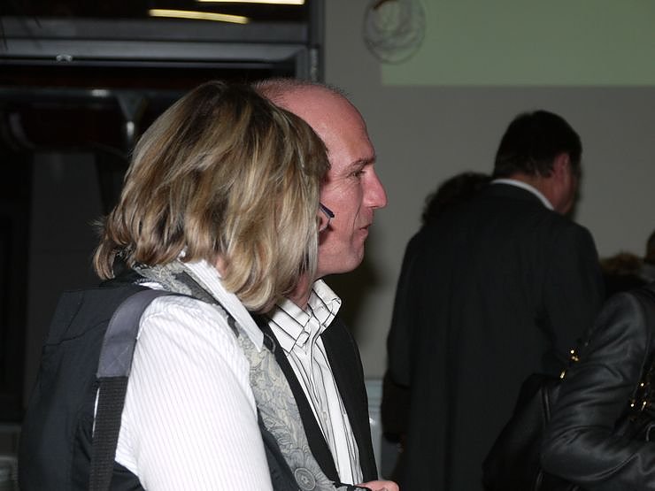 Geburtstagsempfang auf der Baustelle