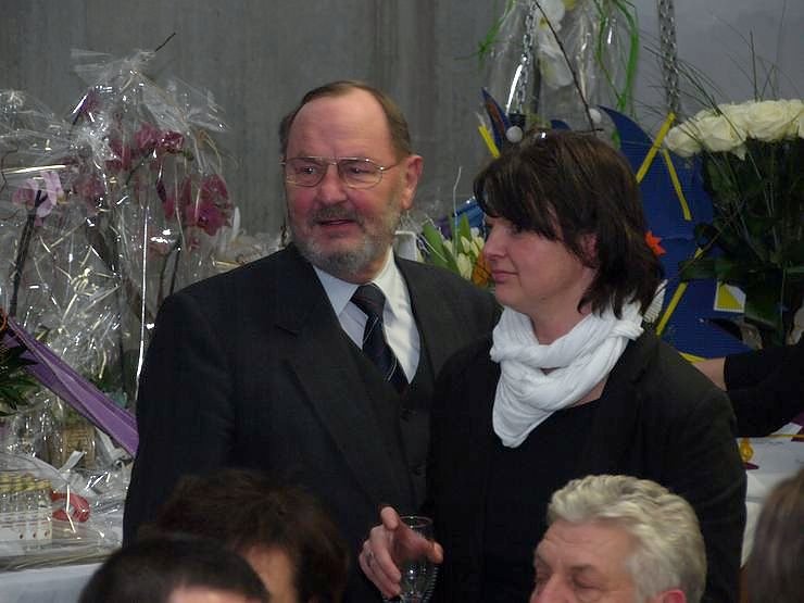 Geburtstagsempfang auf der Baustelle