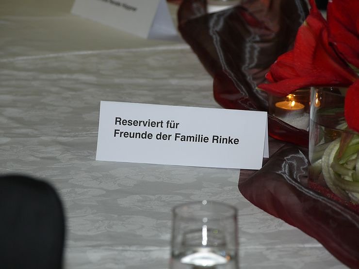 Geburtstagsempfang auf der Baustelle