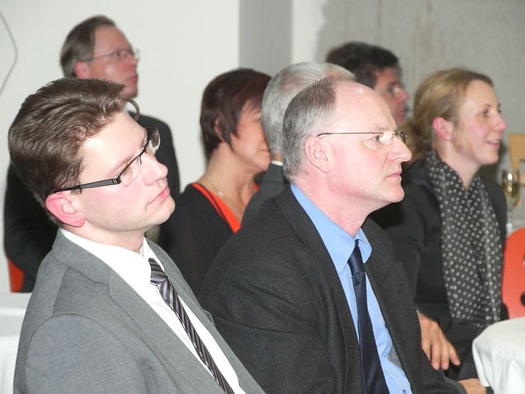 Geburtstagsempfang auf der Baustelle