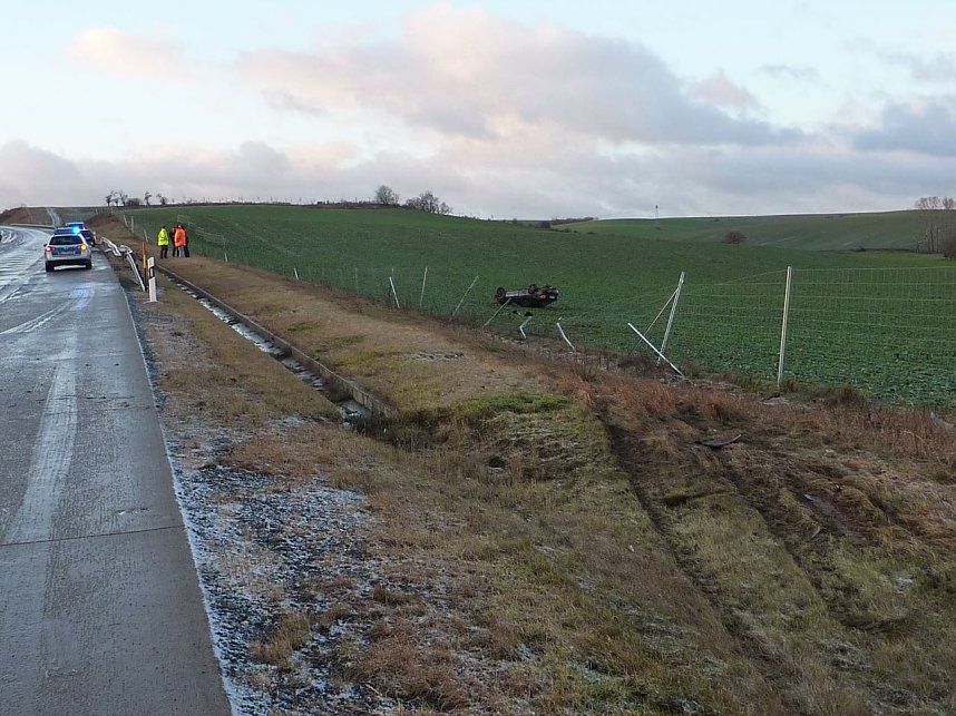 Crash auf der Autobahn
