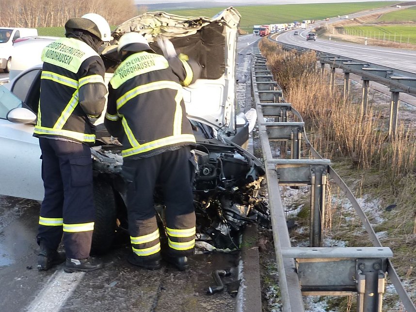 Crash auf der Autobahn