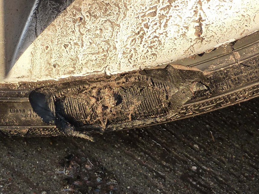 Crash auf der Autobahn