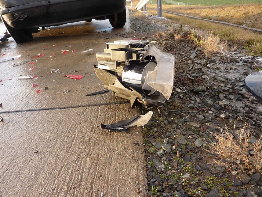 Crash auf der Autobahn