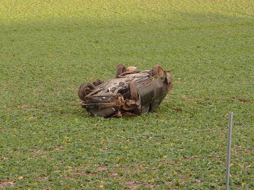Crash auf der Autobahn