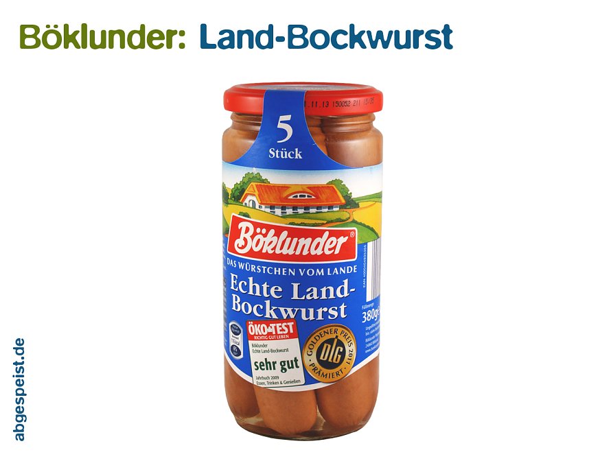 Produkte - nicht vom Land