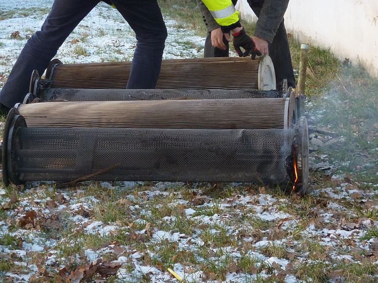 Brand in Filteranlage