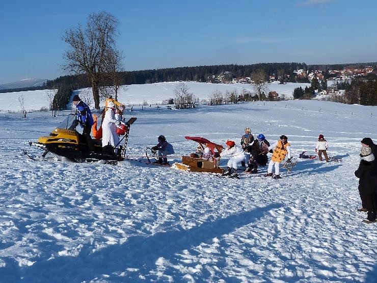 Skifasching in Tanne