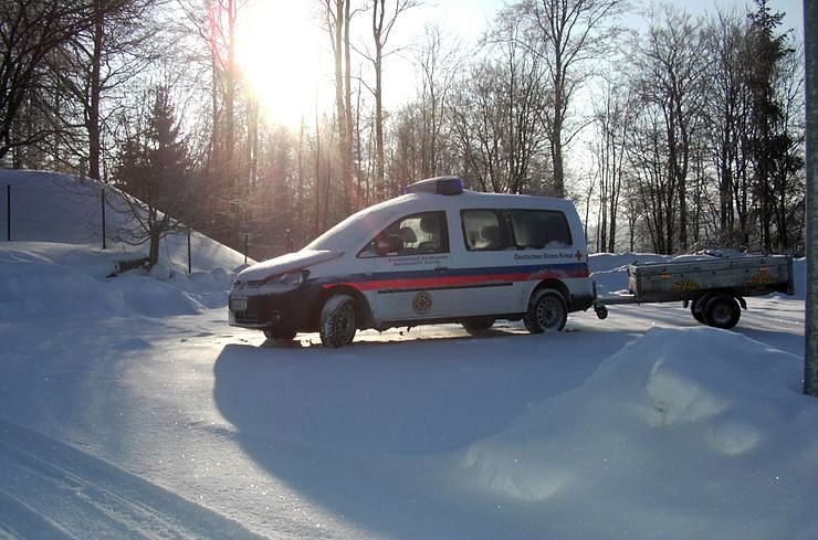 Trainingslager der Bergretter