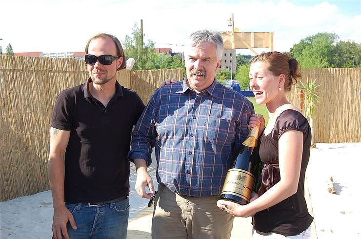 Partyfeeling am Nordstrand