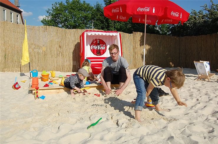 Partyfeeling am Nordstrand