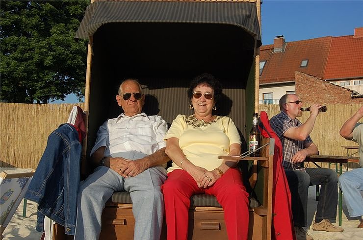 Partyfeeling am Nordstrand